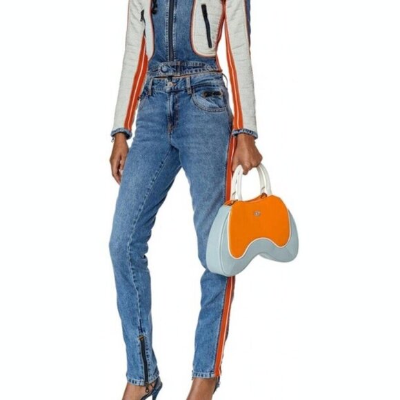 Diesel Denim - Diesel Orange Stripe Jeans
